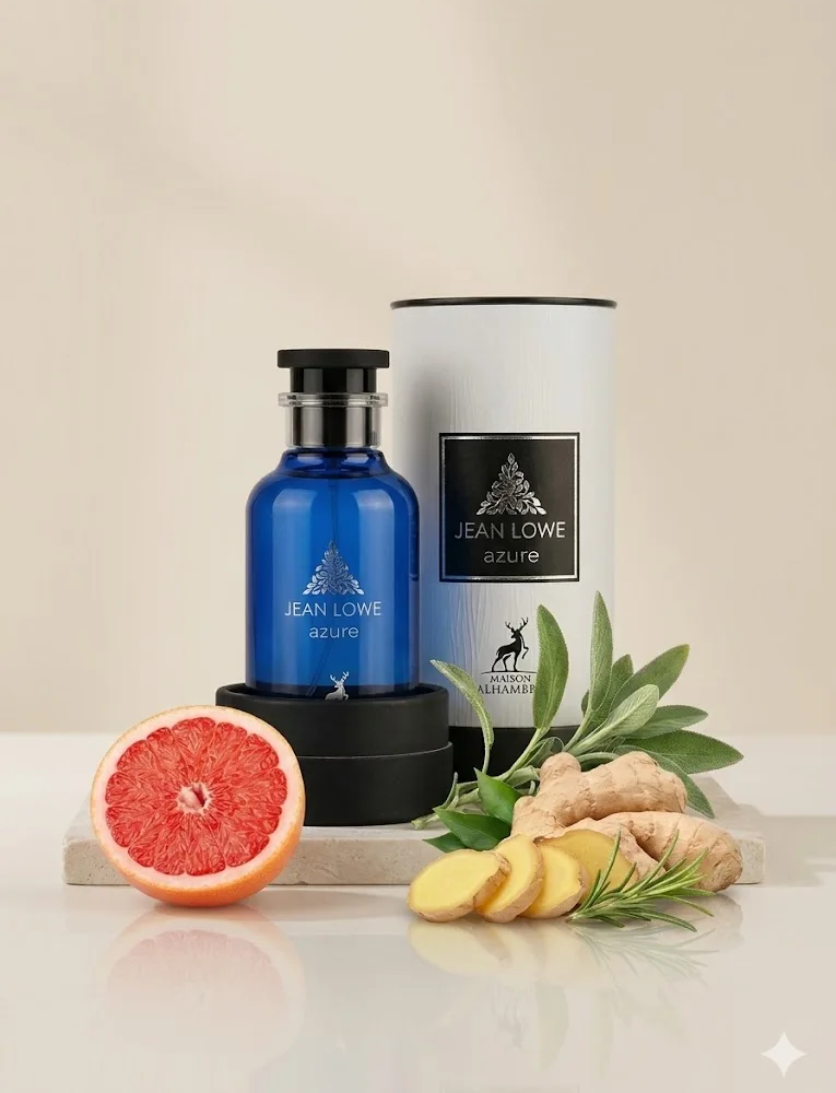Jean Lowe Azure Immortel Perfume 3.4oz EDP Long Lasting Fresh Citrus Woody Amber Unisex Fragrance For Men Women Anniversary Gift