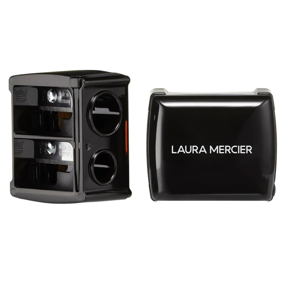 Dual-End Cosmetic Pencil Sharpener for Lip Liner, Eyeliner & Eyebrow Pencils with Cleaning Pick Dual-End Cosmetic Pencil Sharpener for Lip Liner, Eyeliner & Eyebrow Pencils with Cleaning Pick