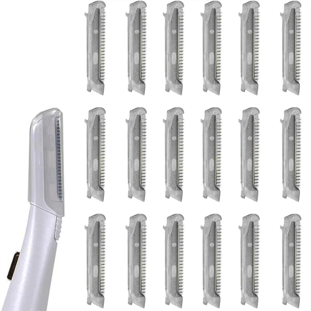 18 Replacement Heads for Finishing Touch Flawless Dermaplane Glo, Lighted Facial Exfoliator Blades for Hair Removal 18 Replacement Heads for Finishing Touch Flawless Dermaplane Glo, Lighted Facial Exfoliator Blades for Hair Removal