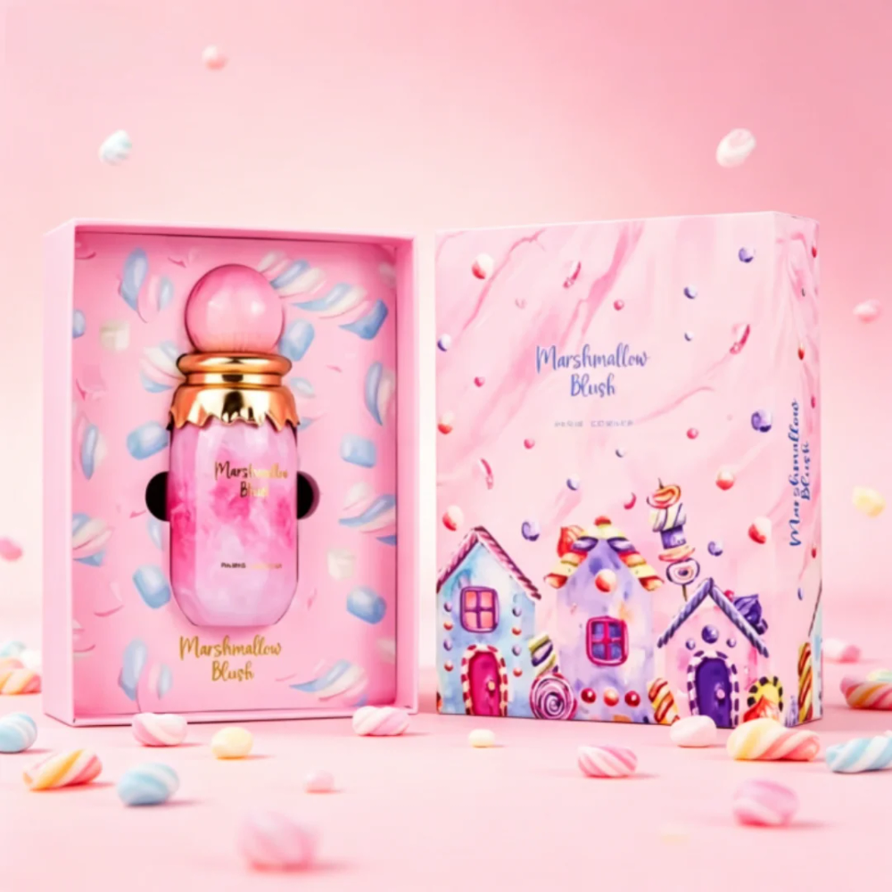 Brand Paris Corner Marshmallow Blush: Sweet Strawberry & Marshmallow Gourmand Perfume for Women, 3.4oz Long-Lasting Fragrance Brand Paris Corner Marshmallow Blush: Sweet Strawberry & Marshmallow Gourmand Perfume for Women, 3.4oz Long-Lasting Fragrance