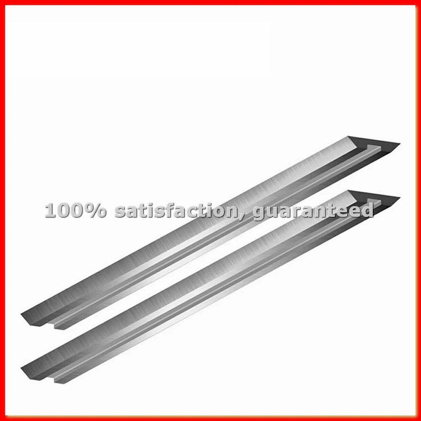 10Pcs 82mm Planer Blades Reversible Electric Planer Blades Boxed HSS for for Power Tools Grinders-A68X