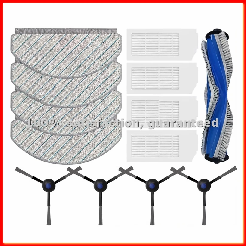 For Debot N20 / N20 Plus / N20 Robot Vacuums Accessory Mop Filter Roller Side Brush-A13G