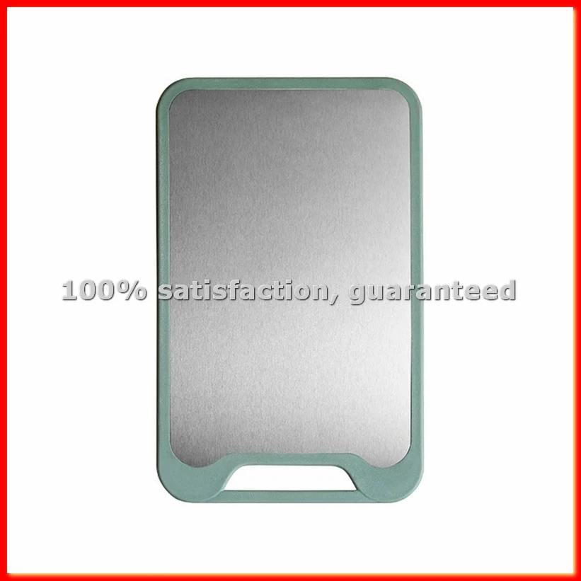 Multifunctional Kitchen Cutting Board-Double-Sided Stainless Steel and Plastic, Vegetable Cutting Board, Rolling Panel,-ABAM