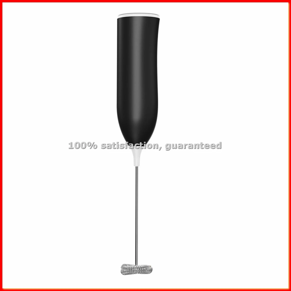 Milk Frother Rechargeable, Rechargeable Milk Frother Handheld Powerful Coffee Frother for Coffee Latte, Cappuccino Black-A68X