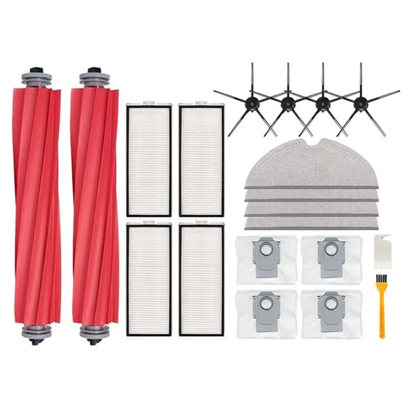 MSOR For Xiaomi Roborock Q7 Max,Q7 Max+,Q7 Plus,T8 Vacuum Cleaner Spare Parts Main Side Brush Hepa Filter Mop Cloth Dust Bag