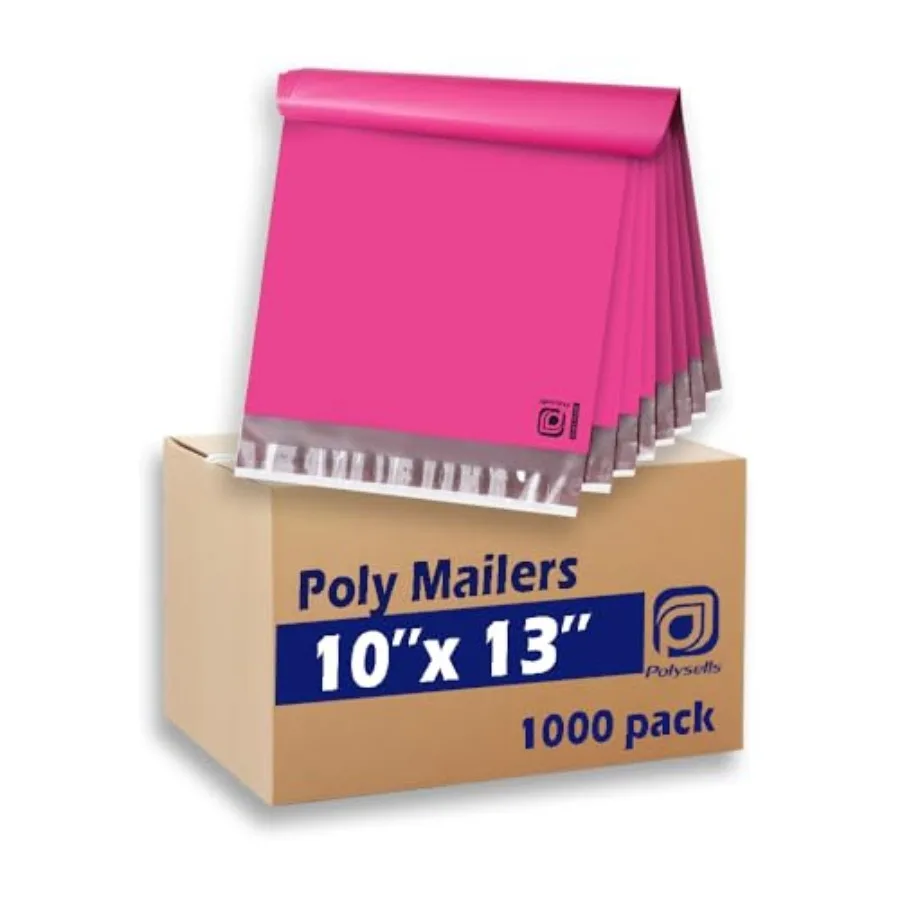 1000 pcs 10x13 Inch Poly Mailers Shipping Envelopes, Strong Adhesive Sealing, Waterproof, and Tear-resistant Postal Mailing Bag 1000 pcs 10x13 Inch Poly Mailers Shipping Envelopes, Strong Adhesive Sealing, Waterproof, and Tear-resistant Postal Mailing Bag