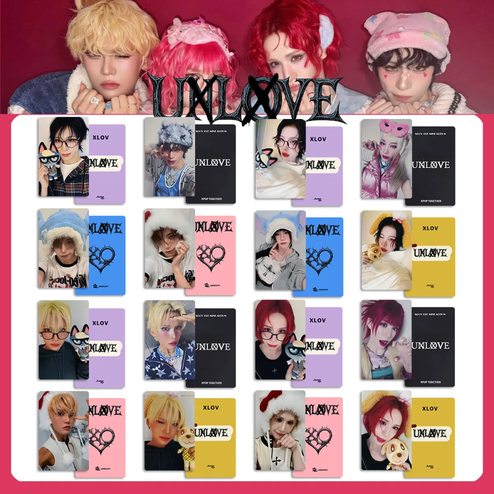4Pcs/Set Idol XLOV New Return Album UXLXVE Lomo Cards Special Bonus Cards Postcards WUMUTI RUI HARU HYUN Fans Gifts Collection 4Pcs/Set Idol XLOV New Return Album UXLXVE Lomo Cards Special Bonus Cards Postcards WUMUTI RUI HARU HYUN Fans Gifts Collection