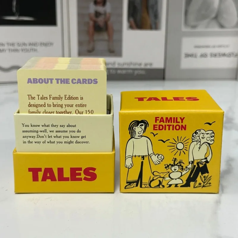 New 150pcs Card Conversation Starter Game Family Edition Fun Icebreaker for Adults and Family Gatherings Couples Card Game Tales New 150pcs Card Conversation Starter Game Family Edition Fun Icebreaker for Adults and Family Gatherings Couples Card Game Tales