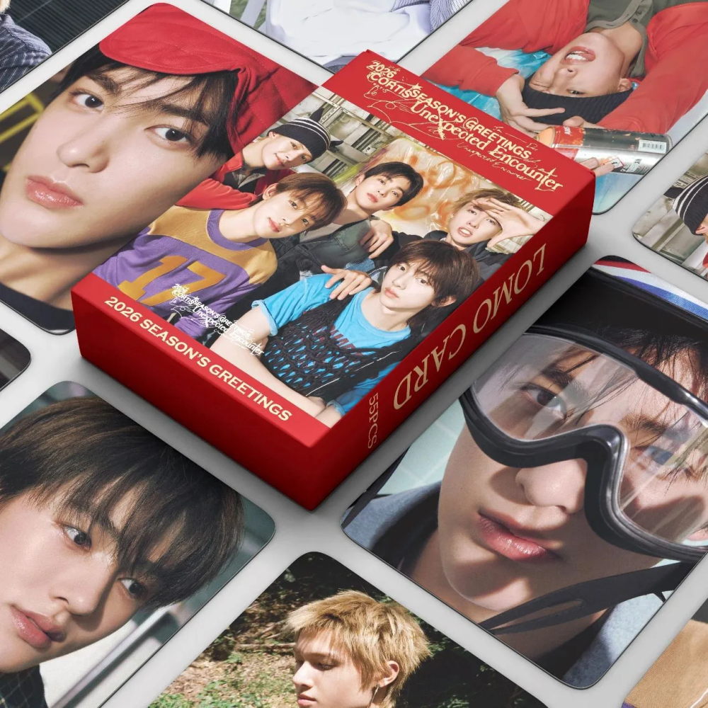 55Pcs/Set Idol CORTIS New Series 2026 Season's Greetings Lomo Cards Postcards Martin James Juhoon Seonghyeon Keonho Fans Gifts 55Pcs/Set Idol CORTIS New Series 2026 Season's Greetings Lomo Cards Postcards Martin James Juhoon Seonghyeon Keonho Fans Gifts