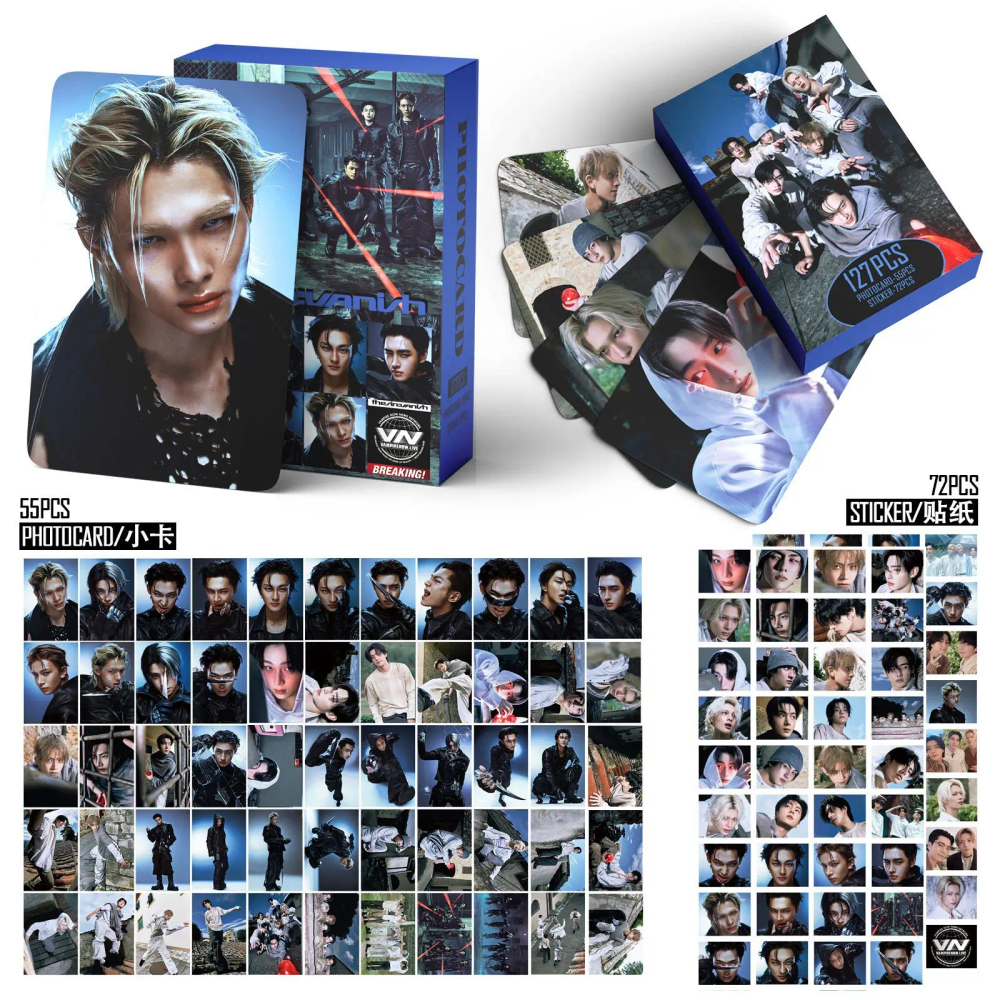 127pcs EN New Album THE SIN : VANISH Photo Card Photocards Stickers Kpop Merch Lomo Cards Set Fans Collection Cards Gifts 127pcs EN New Album THE SIN : VANISH Photo Card Photocards Stickers Kpop Merch Lomo Cards Set Fans Collection Cards Gifts