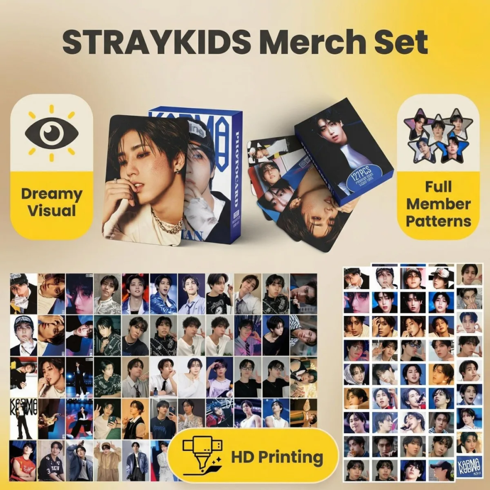 KARMA Album Kpop Stray Kids Merch Photocard Set Idol HAN Group Printed Photo Cards For Skzoo Fans Daily Room Decor Friends Gift KARMA Album Kpop Stray Kids Merch Photocard Set Idol HAN Group Printed Photo Cards For Skzoo Fans Daily Room Decor Friends Gift