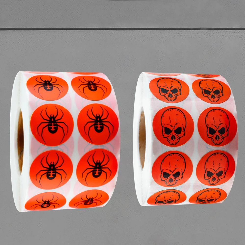 1000Pcs 1-Inch Adhesive Spider Skull Target Paper Patches, Self-Adhesive Target Stickers, Aiming Target Training Supplies Stickers, Fluorescent Color Labels, Precision Practice Target Paper, Indoor and Outdoor Universal Target Paper Patches 1000Pcs 1-Inch Adhesive Spider Skull Target Paper Patches, Self-Adhesive Target Stickers, Aiming Target Training Supplies Stickers, Fluorescent Color Labels, Precision Practice Target Paper, Indoor and Outdoor Universal Target Paper Patches