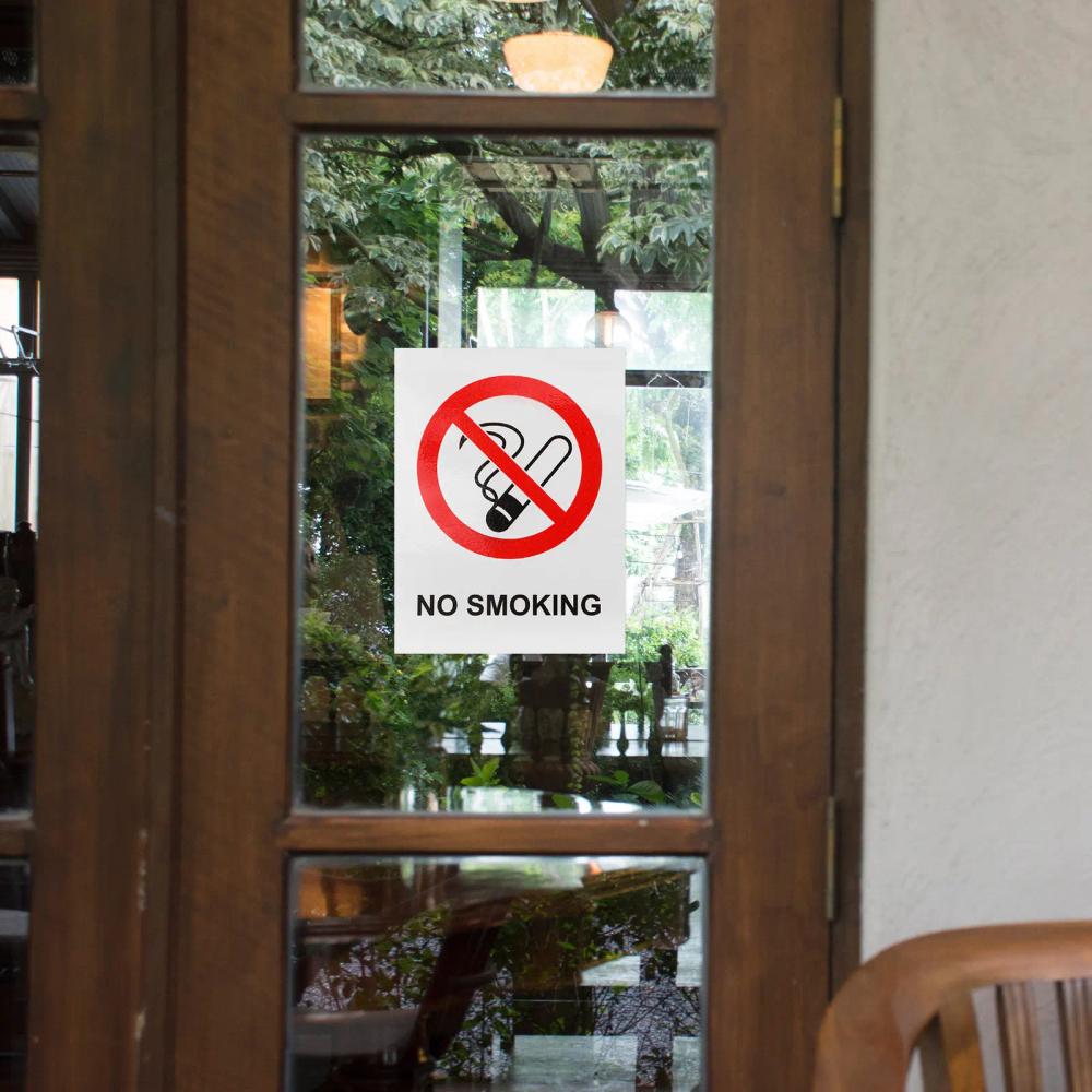 6Pcs No Smoking Sticker Rectangular PVC Adhesive Anti Smoking Sign for Shop Hotel Mall Restaurant Workplace Fire Safety 6Pcs No Smoking Sticker Rectangular PVC Adhesive Anti Smoking Sign for Shop Hotel Mall Restaurant Workplace Fire Safety