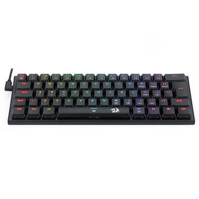 Teclado Mecânico Gamer Redragon Anivia, RGB, Switch Brown, ABNT 2, Preto - K614-RGB (PT-BROWN) Teclado Mecânico Gamer Redragon Anivia, RGB, Switch Brown, ABNT 2, Preto - K614-RGB (PT-BROWN)