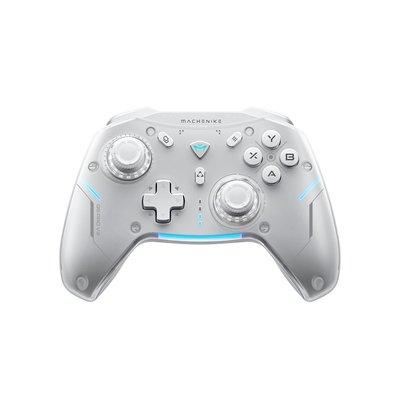Controle Sem Fio Gamer Machenike G5 Pro, Multiplataformas, RGB, Switch Kailh, Com Dock, Branco - JJ02GG007 Controle Sem Fio Gamer Machenike G5 Pro, Multiplataformas, RGB, Switch Kailh, Com Dock, Branco - JJ02GG007