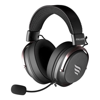 Headset Gamer Sem Fio Fallen Morcego Pro Wireless, 7.1 Virtual, Surround, Bluetooth 5.2, Microfone Destacável, Preto - HE00062 Headset Gamer Sem Fio Fallen Morcego Pro Wireless, 7.1 Virtual, Surround, Bluetooth 5.2, Microfone Destacável, Preto - HE00062