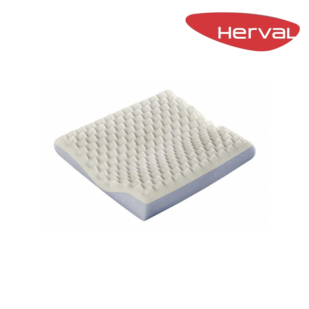 Travesseiro Cervical Herval Anatômico, Espuma Firme, 50x40 cm Travesseiro Cervical Herval Anatômico, Espuma Firme, 50x40 cm