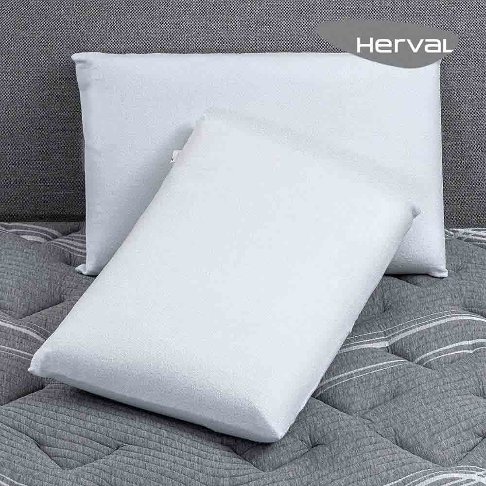 Travesseiro da NASA 2 unid. Herval Curvo, Espuma Viscoelástica, 60x42 Travesseiro da NASA 2 unid. Herval Curvo, Espuma Viscoelástica, 60x42