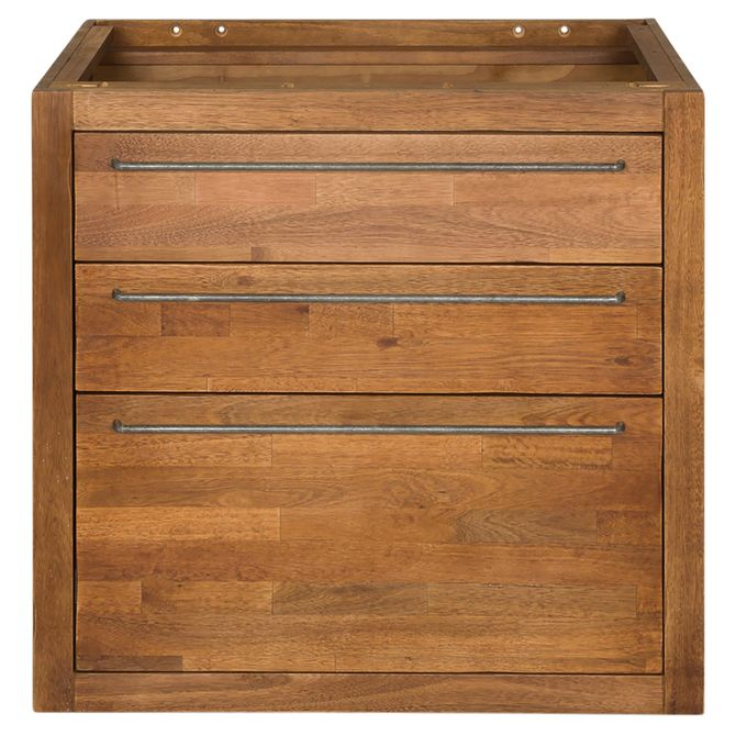 Gaveteiro 80 Cm 3 Gavetas Gourmet Gaveteiro 80 Cm 3 Gavetas Gourmet
