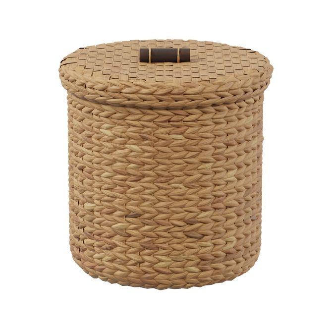 Cesto Para Roupa 41 Cm X 44 Cm Taboa Trança Cesto Para Roupa 41 Cm X 44 Cm Taboa Trança