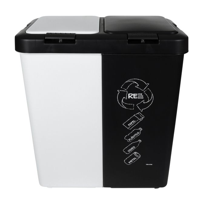 Lixeira Dupla 40 L Doppel L Lixeira Dupla 40 L Doppel L