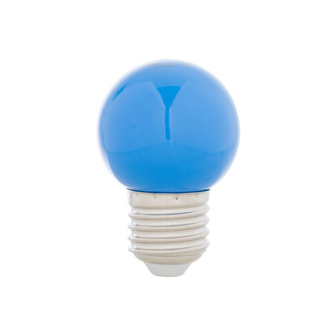 Lâmpada Led Bolinha Azul 1w E27 220v Taschibra Lâmpada Led Bolinha Azul 1w E27 220v Taschibra