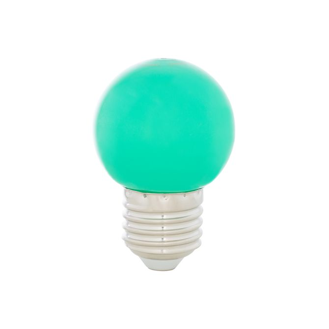 Lâmpada Led Bolinha Verde 1w E27 220v Taschibra Lâmpada Led Bolinha Verde 1w E27 220v Taschibra