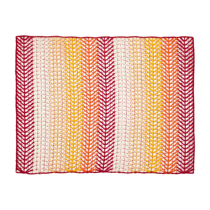 Lugar Americano 45 Cm X 35 Cm Bordado Filé Degradê Lugar Americano 45 Cm X 35 Cm Bordado Filé Degradê