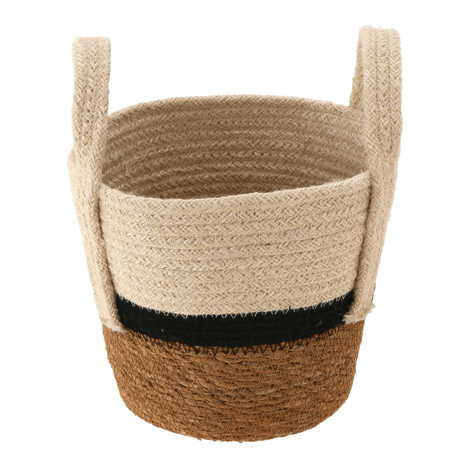 Cesto Com Alça 18 Cm X 20 Cm X 20 Cm Mokka Cesto Com Alça 18 Cm X 20 Cm X 20 Cm Mokka