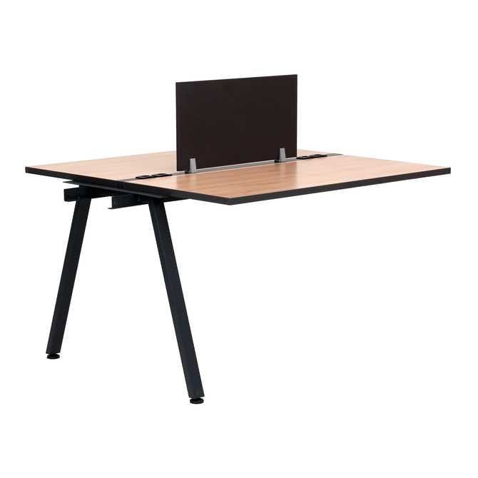 Complemento De Estação De Trabalho Dupla Com Divisória Aleta Complemento De Estação De Trabalho Dupla Com Divisória Aleta