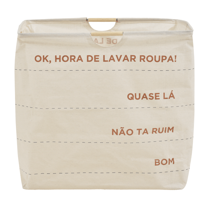 Cesto Para Roupas Ok! Hora De Lavar Cesto Para Roupas Ok! Hora De Lavar