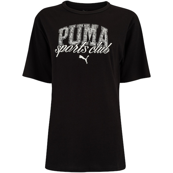 Camiseta Feminina Puma Manga Curta Class Relaxed