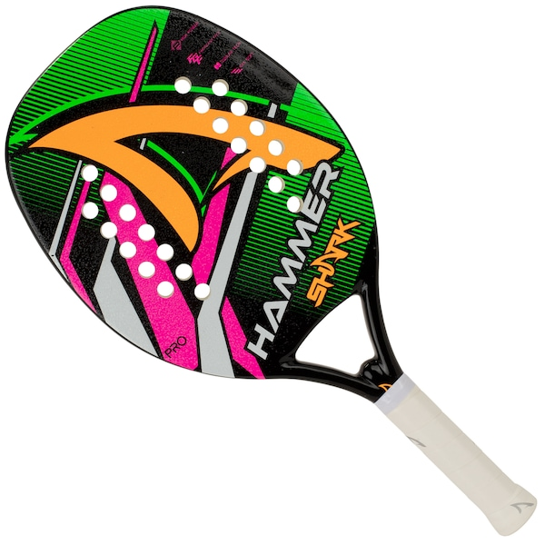 Raquete de Beach Tennis Shark Hammer Adulto Raquete de Beach Tennis Shark Hammer Adulto