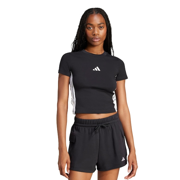 CAMISETA ADIDAS CROPPED 3 STRIPES CAMISETA ADIDAS CROPPED 3 STRIPES