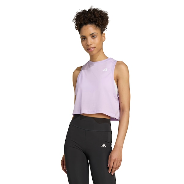 Blusa Cropped Regata Feminina adidas Essentials Blusa Cropped Regata Feminina adidas Essentials