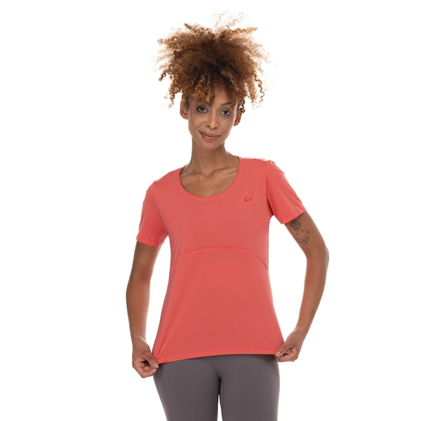 Camiseta ASICS Libélula Recorte Feminina Camiseta ASICS Libélula Recorte Feminina
