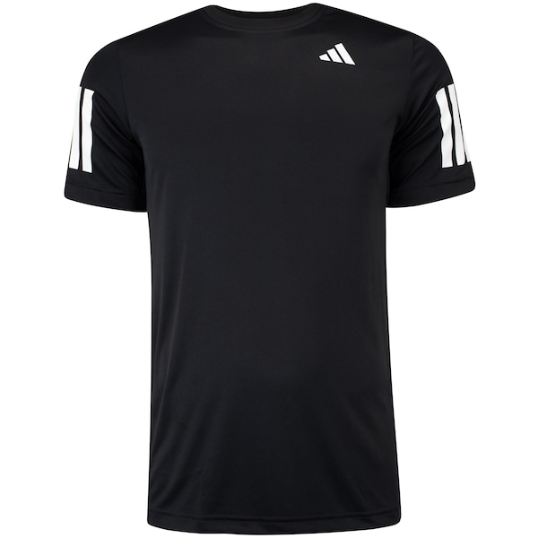 Camiseta adidas Club 3 Listras - Masculina Camiseta adidas Club 3 Listras - Masculina
