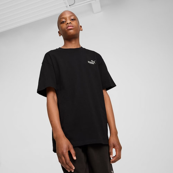 Camiseta PUMA Essentials Small No. 1 Logo Juvenil Camiseta PUMA Essentials Small No. 1 Logo Juvenil