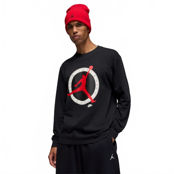 Blusão Nike J FLT CLB LS Crew Masculino