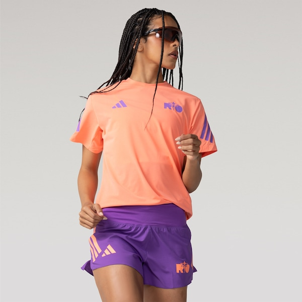 Shorts adidas Maratona do Rio - Feminino Shorts adidas Maratona do Rio - Feminino