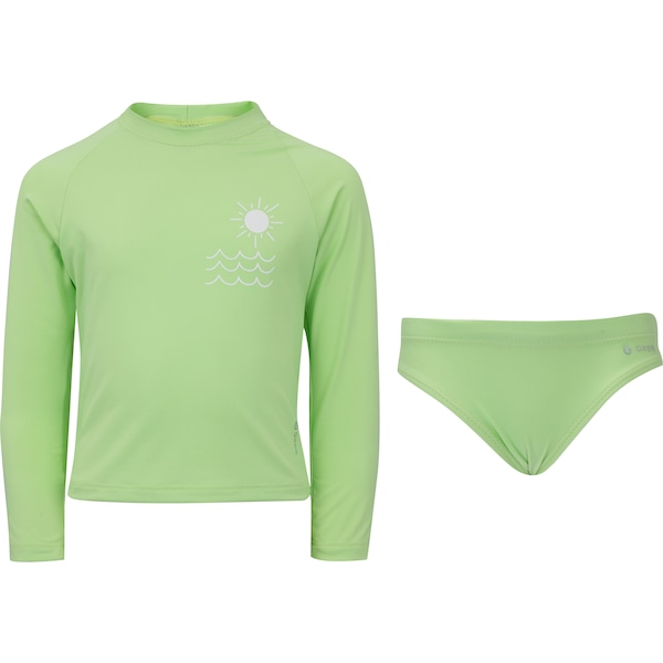 Conjunto Infantil Oxer Camiseta Manga Longa + Sunkini com Proteção UV Conjunto Infantil Oxer Camiseta Manga Longa + Sunkini com Proteção UV