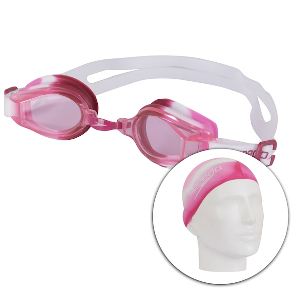 Kit de Natação Speedo Swim 3.0 com Óculos + Touca - Infantil Kit de Natação Speedo Swim 3.0 com Óculos + Touca - Infantil