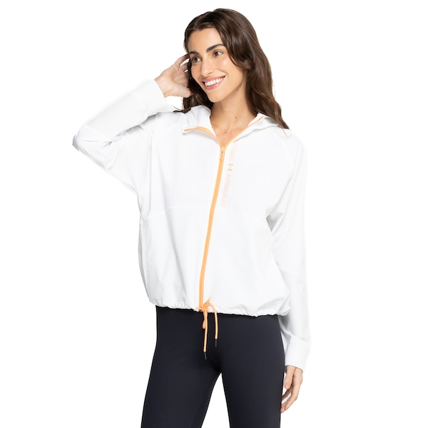 Jaqueta Feminina Under Armour com Capuz Woven Fz Jaqueta Feminina Under Armour com Capuz Woven Fz