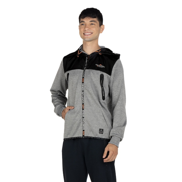 Jaqueta de Moletom HD com Capuz Cang Aberto 9162A - Masculina Jaqueta de Moletom HD com Capuz Cang Aberto 9162A - Masculina