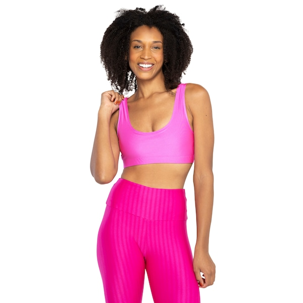 Top Fitness sem Bojo Lauf Baixa Sustentação Basic Alças Color - Adulto Top Fitness sem Bojo Lauf Baixa Sustentação Basic Alças Color - Adulto