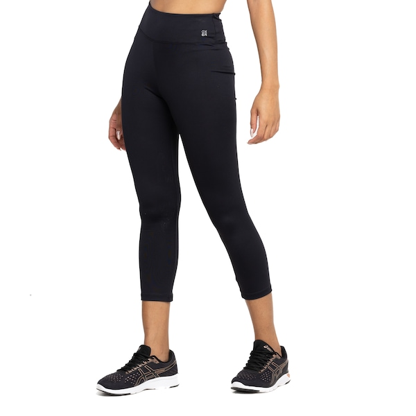Calça Legging Feminina Oxer Capri Campeão Slim Cós Baixo Média Compressão Calça Legging Feminina Oxer Capri Campeão Slim Cós Baixo Média Compressão