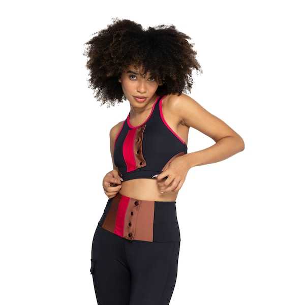 Top Fitness Sem Bojo Lauf Baixa Sustentação Neo - Adulto Top Fitness Sem Bojo Lauf Baixa Sustentação Neo - Adulto