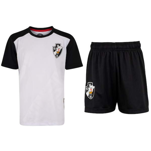 Kit Fardamento do Vasco Infantil Camiseta + Calção Kit Fardamento do Vasco Infantil Camiseta + Calção