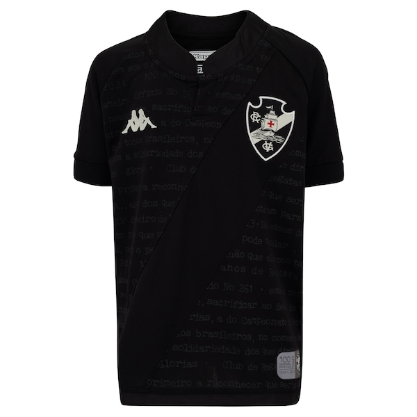 Camisa do Vasco da Gama IIII 24 Kappa Júnior Torcedor Camisa do Vasco da Gama IIII 24 Kappa Júnior Torcedor