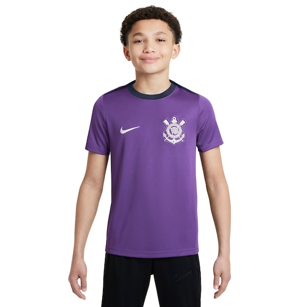 Camisa de Treino do Corinthians 25 Nike Infantil Camisa de Treino do Corinthians 25 Nike Infantil